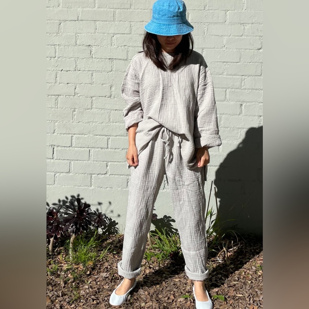 April Meets October set: August top, October pants and October shorts